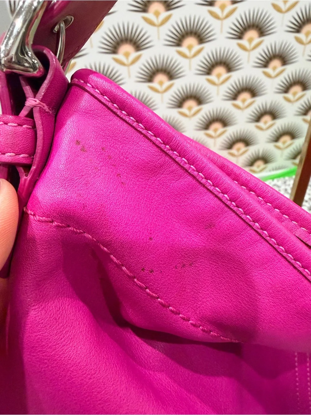 Coach Y2K Fuchsia SoHo Hobo Bag - Sleek Everyday Hobo